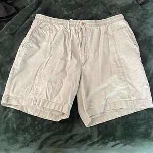 Vintage Tan High Waisted Hiking Shorts